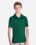 Team 365 TT51Y Youth Zone Performance Polo - Sport Forest - model front