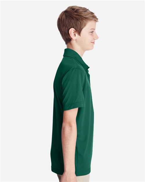Team 365 TT51Y Youth Zone Performance Polo - Sport Forest - model side