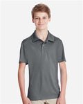Team 365 TT51Y Youth Zone Performance Polo - Sport Graphite - model front