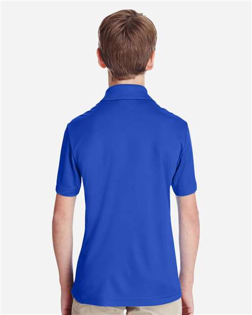 Team 365 TT51Y Youth Zone Performance Polo - Sport Royal - model back