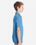 Team 365 TT51Y Youth Zone Performance Polo - Sport Light Blue - model side