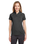 Swannies SW200L Women's Quinn Polo - Black Heather - model front