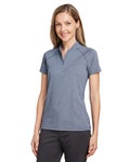 Swannies SW200L Women's Quinn Polo - Navy Heather - model side