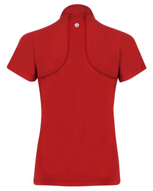 Swannies SW200L Women's Quinn Polo - Red - back