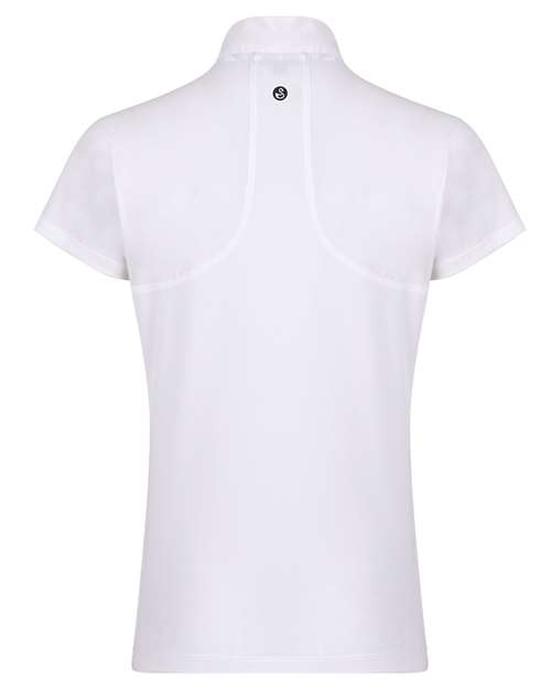 Swannies SW200L Women's Quinn Polo - White - back