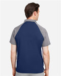 Team 365 TT21C Men's Command Snag-Protection Colorblock Polo - Sport Dark Navy/ Sport Graphite - model back