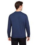 Puma Golf 535500 Men's Cloudspun Crewneck Sweatshirt - Navy Blazer Heather - model back