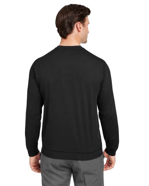 Puma Golf 535500 Men's Cloudspun Crewneck Sweatshirt - Puma Black - model back