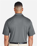Team 365 TT51T Men's Tall Zone Performance Polo - Sport Graphite - model back