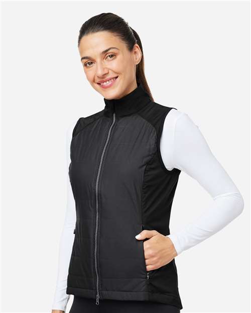 Zero Restriction L324L Women's Tess Hybrid Vest - Black - model side