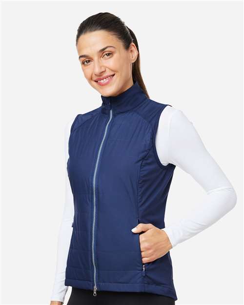Zero Restriction L324L Women's Tess Hybrid Vest - Storm - model side