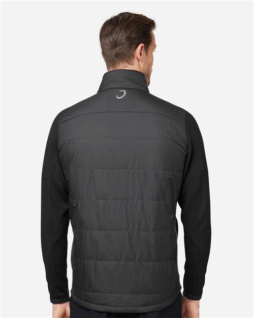 Zero Restriction W1018 Men's Lightweight Hybrid Jacket - Black - model back