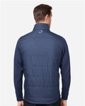 Zero Restriction W1018 Men's Lightweight Hybrid Jacket - Navy - model back