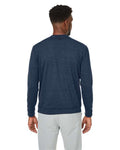 Puma Golf 531279 Men's Cloudspun Crewneck Sweatshirt - Navy Blazer - model back