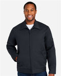 Harriton M721T Unisex Tall ClimaBloc Station Jacket - Dark Charcoal - model front