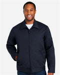 Harriton M721T Unisex Tall ClimaBloc Station Jacket - Dark Navy - model front