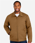Harriton M721T Unisex Tall ClimaBloc Station Jacket - Duck Brown - model front