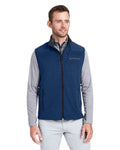 vineyard vines O001400 Men's On-The-Go Shep Vest - Deep Bay - model front