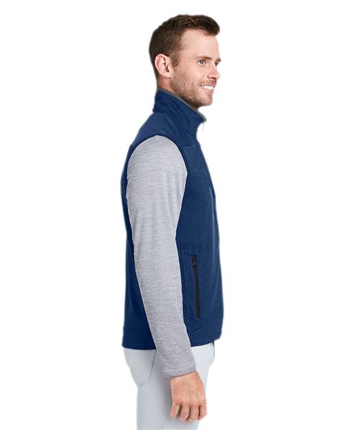 vineyard vines O001400 Men's On-The-Go Shep Vest - Deep Bay - model side