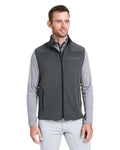 vineyard vines O001400 Men's On-The-Go Shep Vest - Jet Black - model front