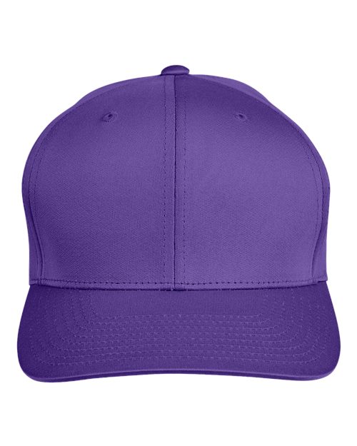 Team 365 TT801Y Youth Zone Performance Cap by Yupoong - Sport Purple - front