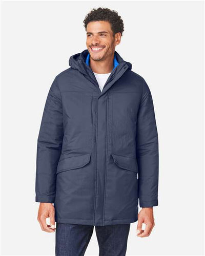 Core 365 CE725 Men's Inspire 3-in-1 Jacket with Insulated Liner - Classic Navy/ True Royal - model front