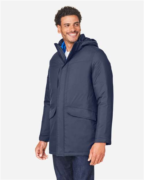 Core 365 CE725 Men's Inspire 3-in-1 Jacket with Insulated Liner - Classic Navy/ True Royal - model side