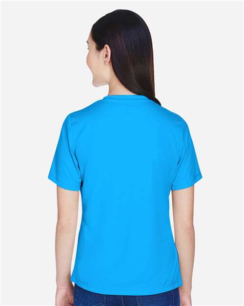 Team 365 TT11W Women's Zone Performance T-Shirt - Electric Blue - model back