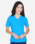 Team 365 TT11W Women's Zone Performance T-Shirt - Electric Blue - model front