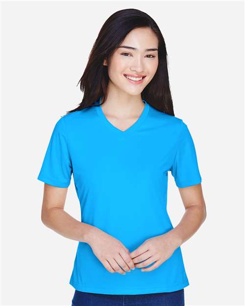 Team 365 TT11W Women's Zone Performance T-Shirt - Electric Blue - model front