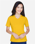 Team 365 TT11W Women's Zone Performance T-Shirt - Sport Athletic Gold - model front
