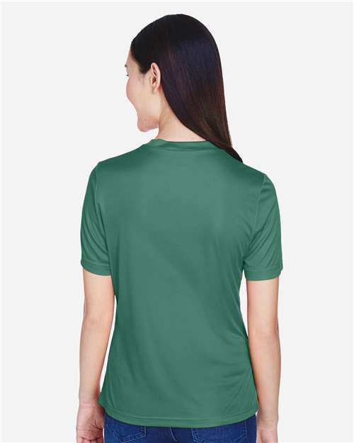 Team 365 TT11W Women's Zone Performance T-Shirt - Sport Dark Green - model back