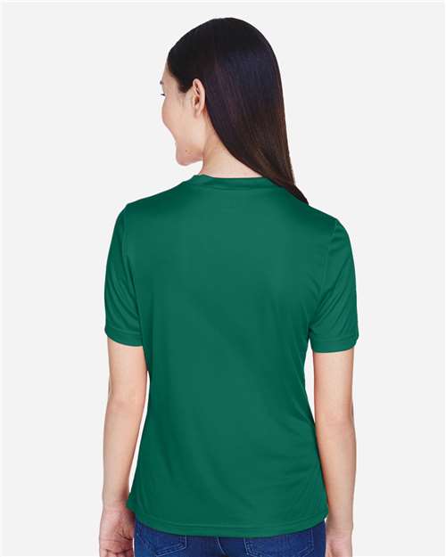 Team 365 TT11W Women's Zone Performance T-Shirt - Sport Forest - model back