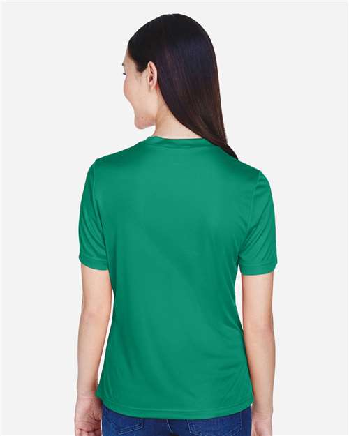 Team 365 TT11W Women's Zone Performance T-Shirt - Sport Kelly - model back