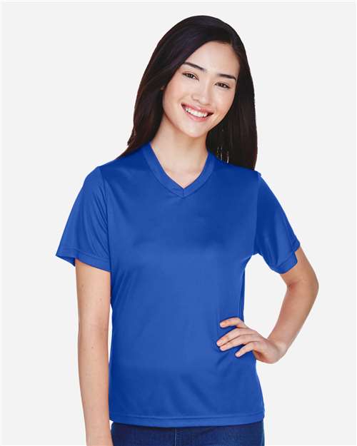 Team 365 TT11W Women's Zone Performance T-Shirt - Sport Royal - model front