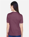 Team 365 TT11W Women's Zone Performance T-Shirt - Sport Dark Maroon - model back