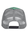 Team 365 TT802 Zone Sonic Heather Trucker Cap by Yupoong - Sport Forest Heather/ Sport Graphite - back