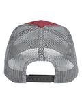 Team 365 TT802 Zone Sonic Heather Trucker Cap by Yupoong - Sport Maroon Heather/ Sport Graphite - back