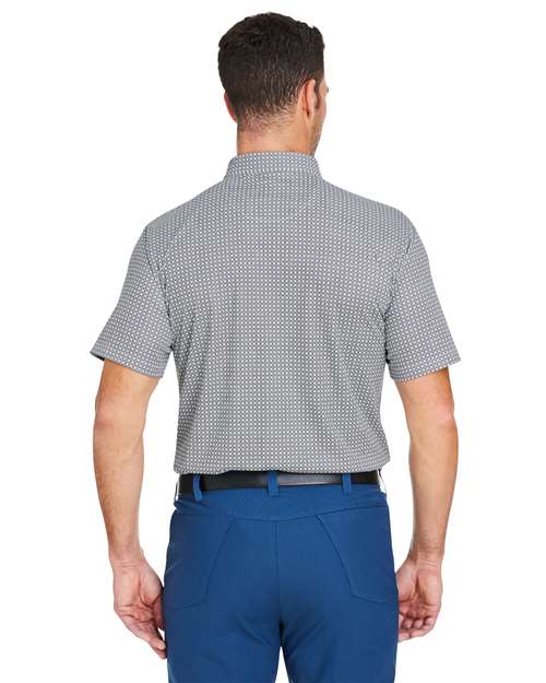 Swannies SW2200 Men's Tanner Polo - Glacier/ Black - model back