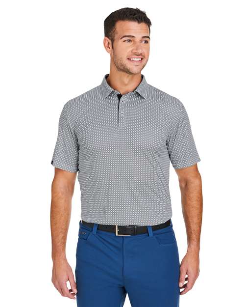 Swannies SW2200 Men's Tanner Polo - Glacier/ Black - model front