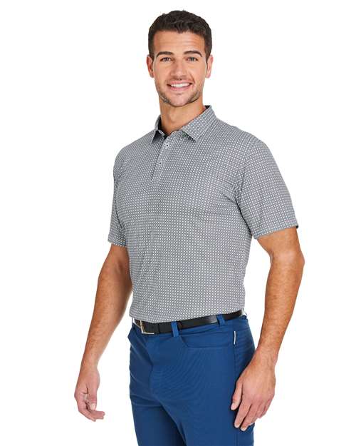 Swannies SW2200 Men's Tanner Polo - Glacier/ Black - model side