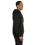 econscious EC5500 Unisex Heritage Hooded Sweatshirt - Black - model side