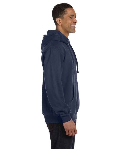 econscious EC5500 Unisex Heritage Hooded Sweatshirt - Pacific - model side