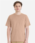 Hanes GDH11B Unisex Botanical Dyed T-Shirt - Botanical Mallow - model front