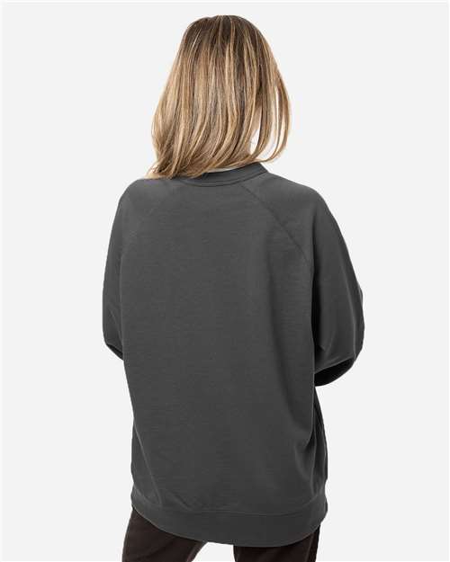 econscious EC5200 Unisex Motion Crewneck Sweatshirt - Graphite - model back