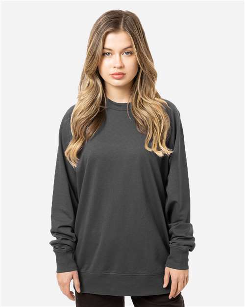 econscious EC5200 Unisex Motion Crewneck Sweatshirt - Graphite - model front