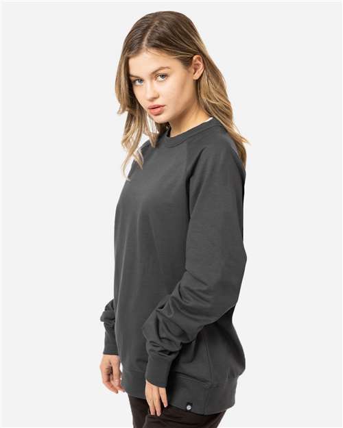 econscious EC5200 Unisex Motion Crewneck Sweatshirt - Graphite - model side