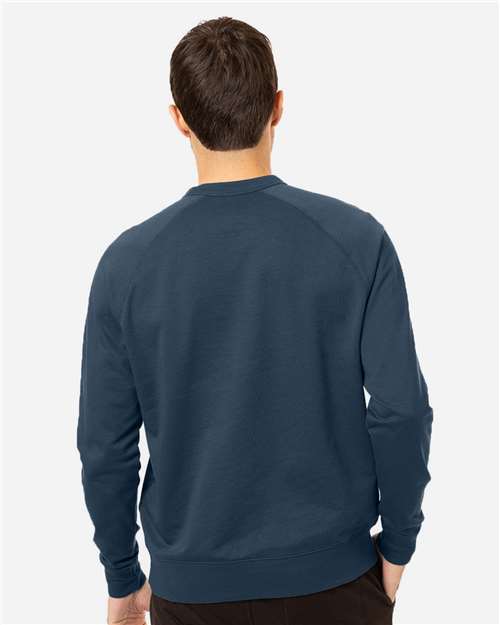 econscious EC5200 Unisex Motion Crewneck Sweatshirt - Pacific - model back