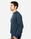 econscious EC5200 Unisex Motion Crewneck Sweatshirt - Pacific - model side