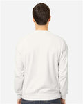 econscious EC5200 Unisex Motion Crewneck Sweatshirt - White - model back